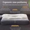 Knitted Fiber Neck Support Pillow - Contour Design for Firm, Comfortable Sleep Aid