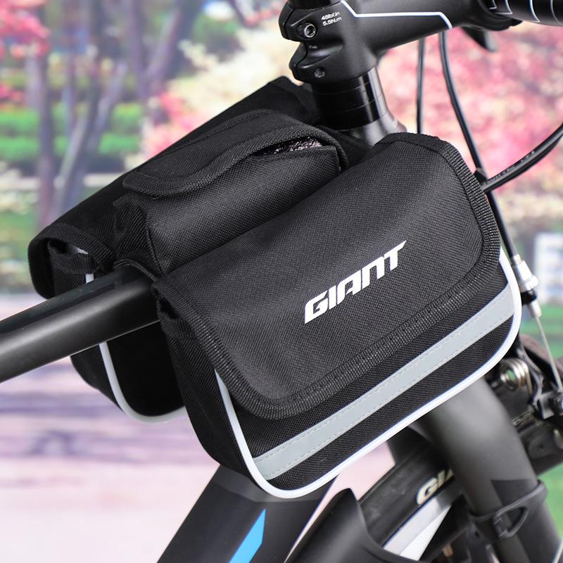 Mountain Bike Top Tube Saddle Bag with Phone Holder 2L