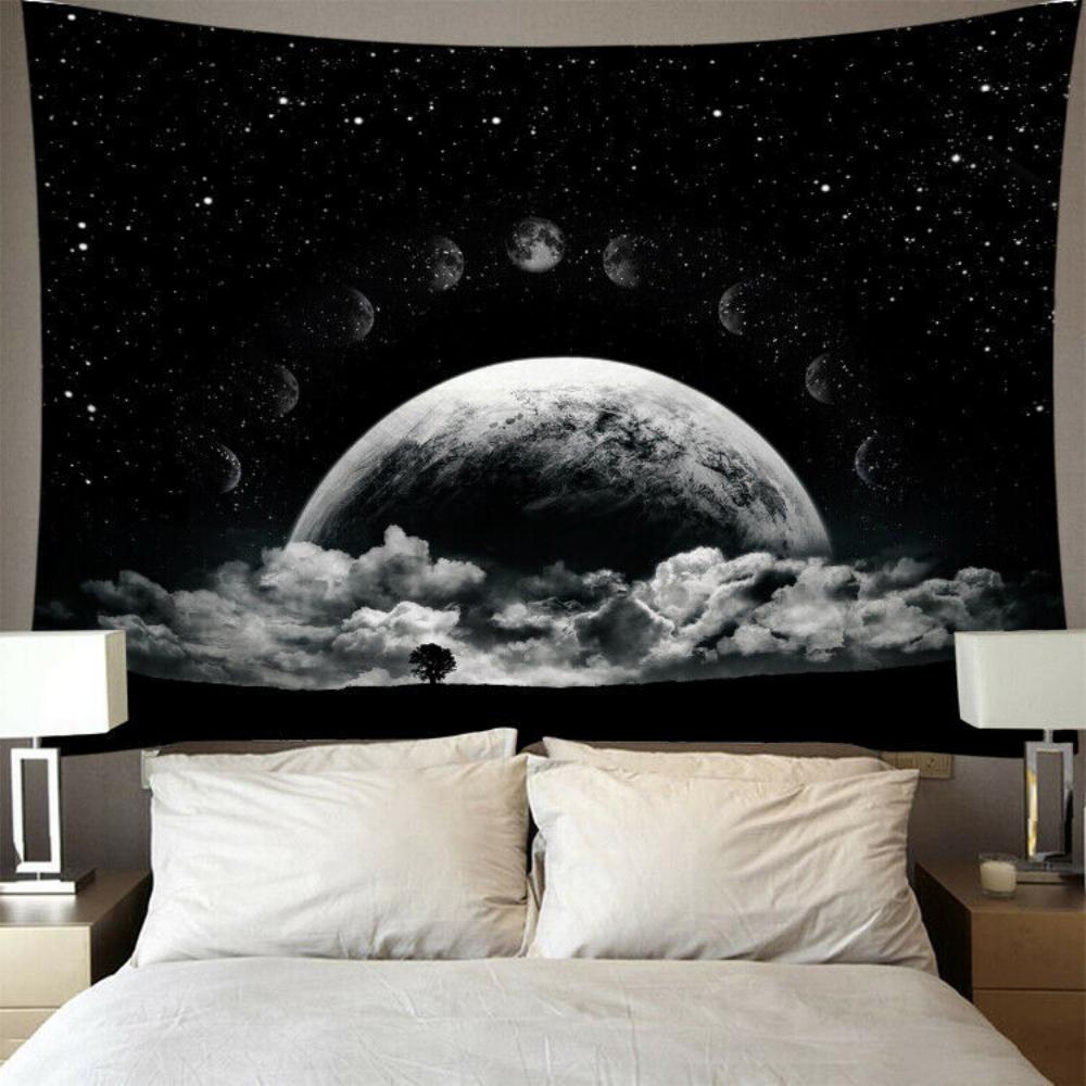 Indian Mandala Tapestry Sun Tarot Tapestry Moon Tapestry Psychedelic Carpet Witchcraft Tapestry