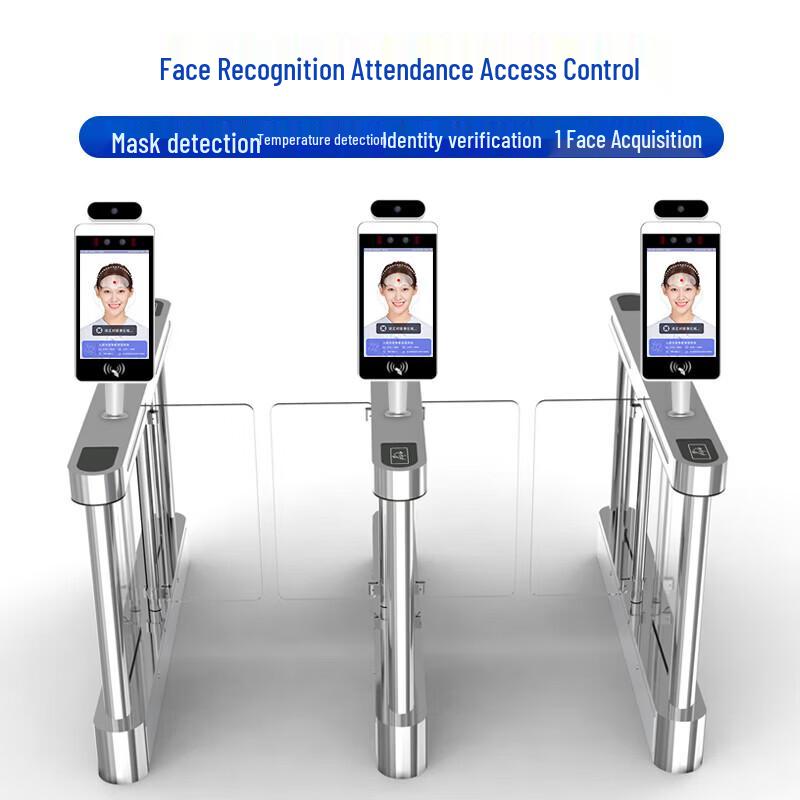 WSTDX Android Facial Recognition Time Attendance & Access Control System CN Plug (adapter Included)