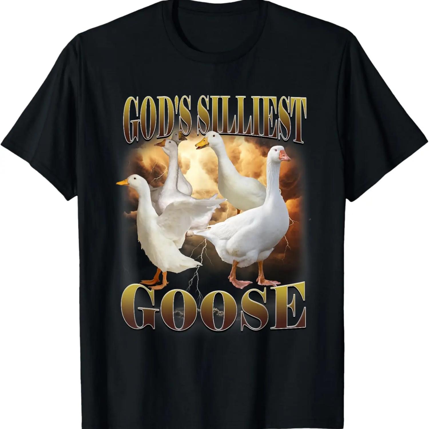 Самая Глупая Гусыня Бога Футболка Самая Глупая Гусыня Бога Утка Смешная Футболка S