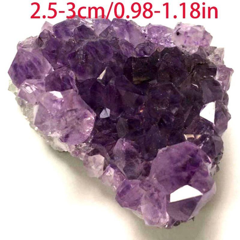 Quartz Natural Amethyst Geode Druzy Crystal Cluster Healing Specimen Decor
