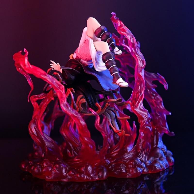 New Demon Slayer Kamado Nezuko Anime Figure Anime Action Figure Statue Ornaments Collection Pvc Model Doll Birthday Gift Toys