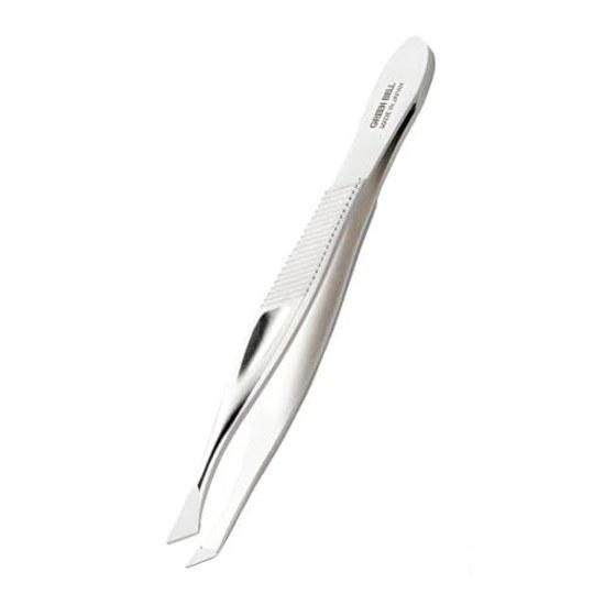 GREENBELL SekiEDGE Forged Tweezers Firm Grip Slanted Tip SJ-T250