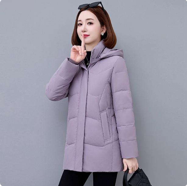 Authentic 2025 Girls' Thickened Hooded Winter Down Jacket