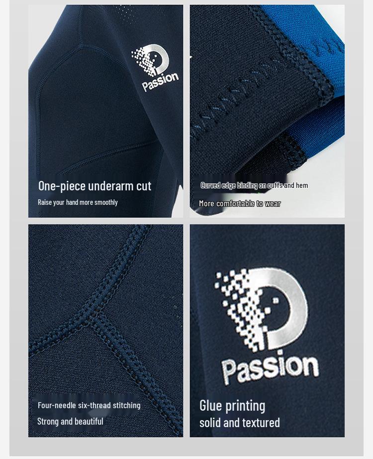 Traje de neopreno completo para mujer de 3 mm - Manga larga, Protección contra el frío para natación de invierno, Snorkel, Surf, Calidez y Seguridad contra Medusas