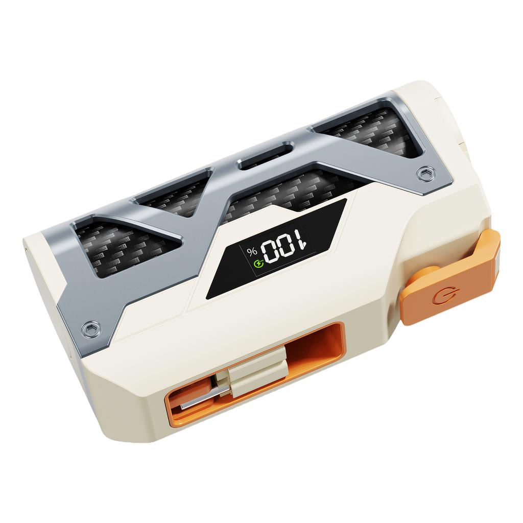 Lightweight Plastic Mobile Powerbank Case Shell Compatible for 21700 Battery Box Featuring Type C Fast Charging Port