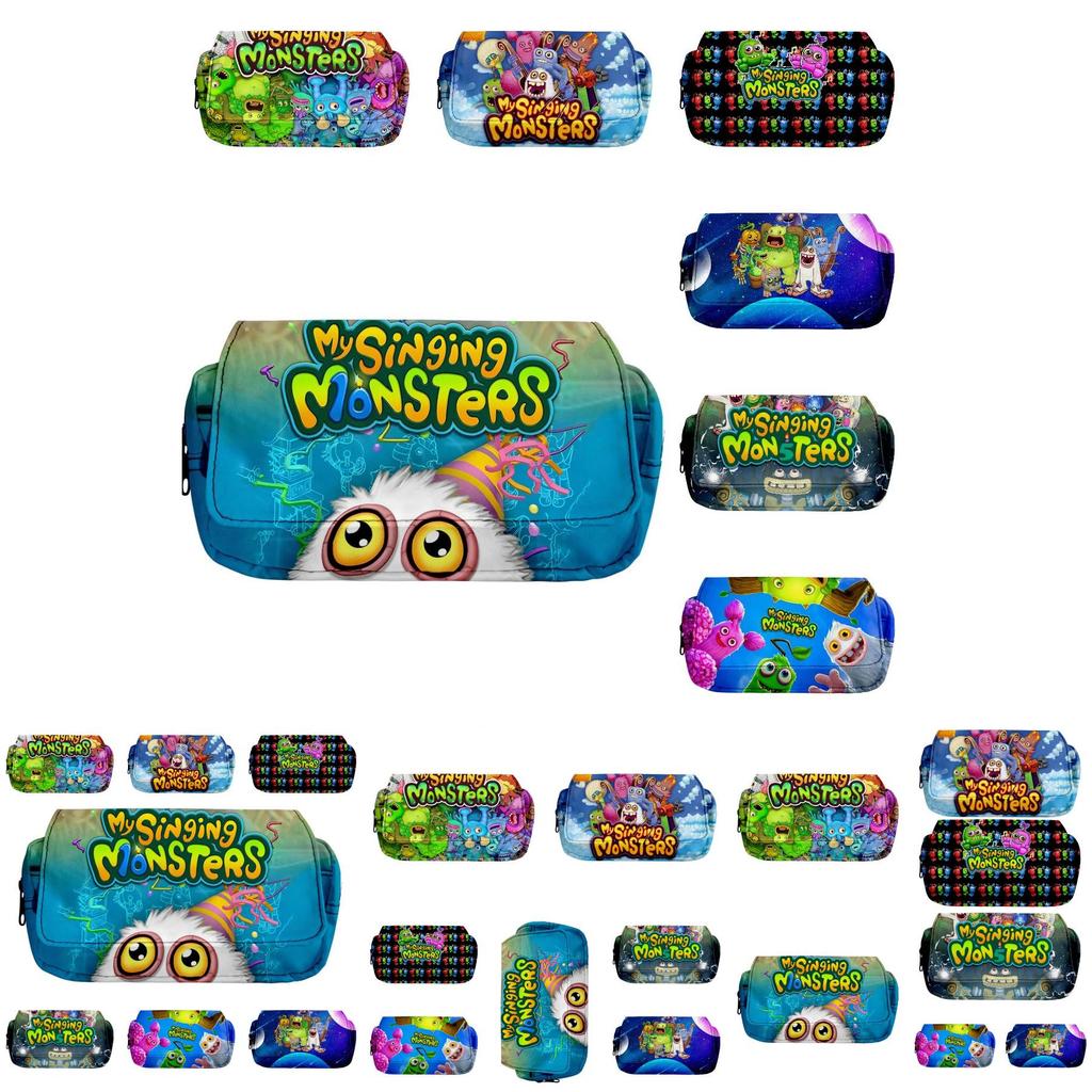 My Singing Monsters Double-layer Pen Pouch For Students