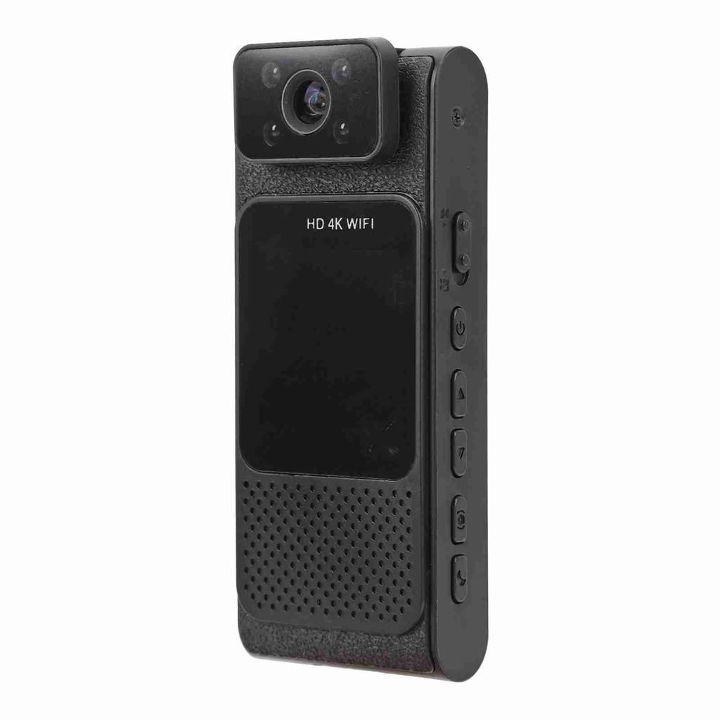 Body Wearable Camera 4K HD WiFi Magnetic 180 Degrees  Rotating Lens 14 Inch Screw Port 4 Night Vision