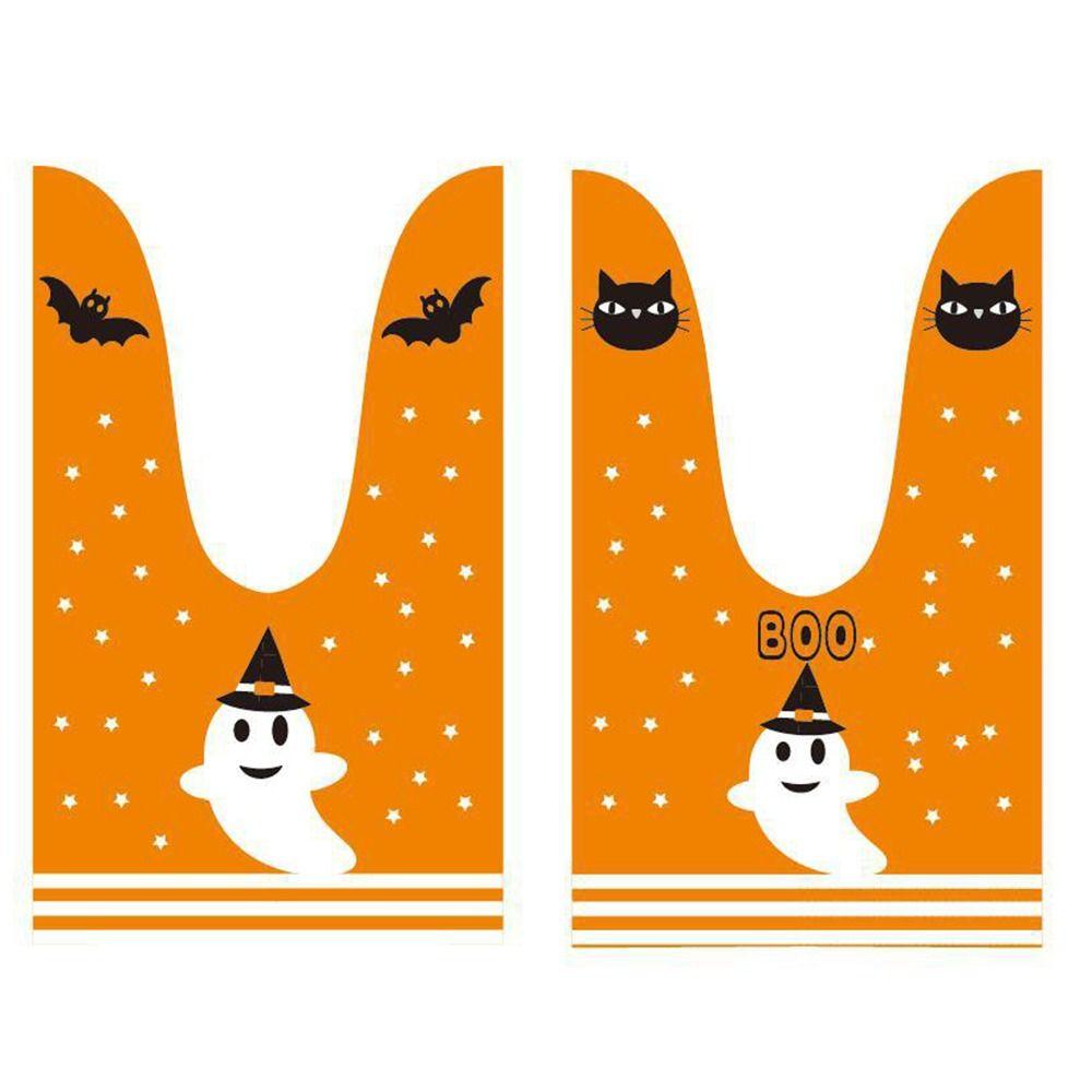 Cartoon Pattern Halloween Goodie Bags Creative Snacks Bag Gift Bags Packaging Bags  Homemade Craft