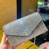 2024 Rhinestone Chain Mini Shoulder Crossbody Bag - Trendy Handheld Party Bag for Women