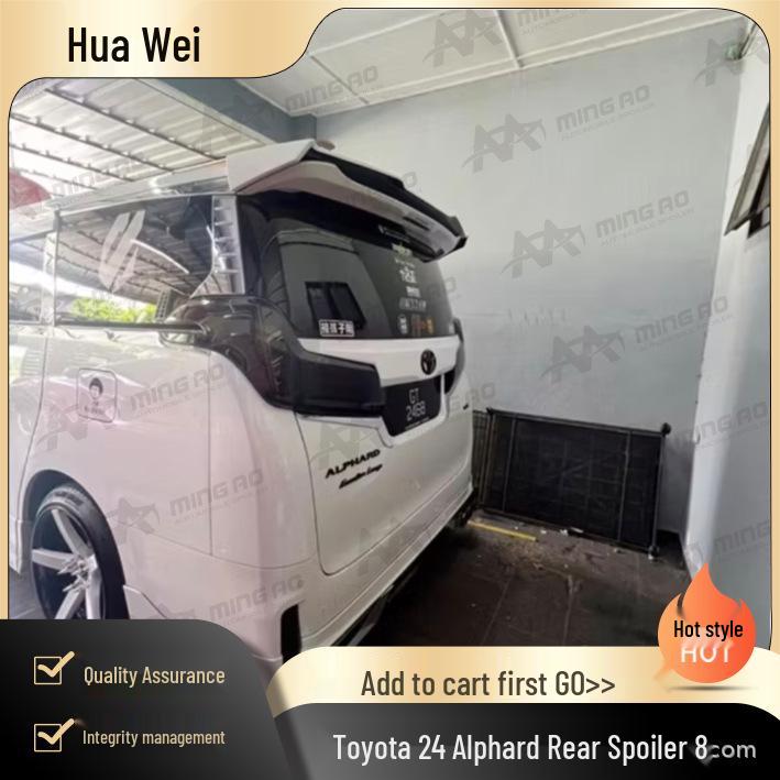 Toyota Alphard 24 Rear Spoiler | Damage-Free, No-Drill Installation