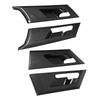 4Pcs Inner Door Handle Frame Cover Carbon Fiber Pattern Interior Door Handle Protection Trim Replacement for Mitsubishi