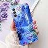 For Samsung Galaxy A24 4G Case SM-A245F Cover Fashion Flower Marble Soft Silicone Phone Covers For Samsung A14 A34 A54 5G Fundas
