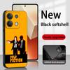 Klasické filmy Pulp Fiction plakát Pouzdro na telefon Pro Redmi Note 14 13 12 11 Pro Plus S 5G 14C A3 Měkký černé kryt telefonu