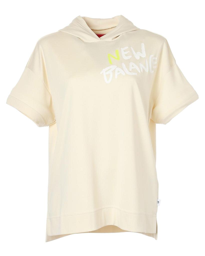 Golf Sweatshirt Hoodie 0 [New Balance] Short-Sleeve (Stretchable & Cooling) / Women's / 012-6164503 040_Beige [S]
