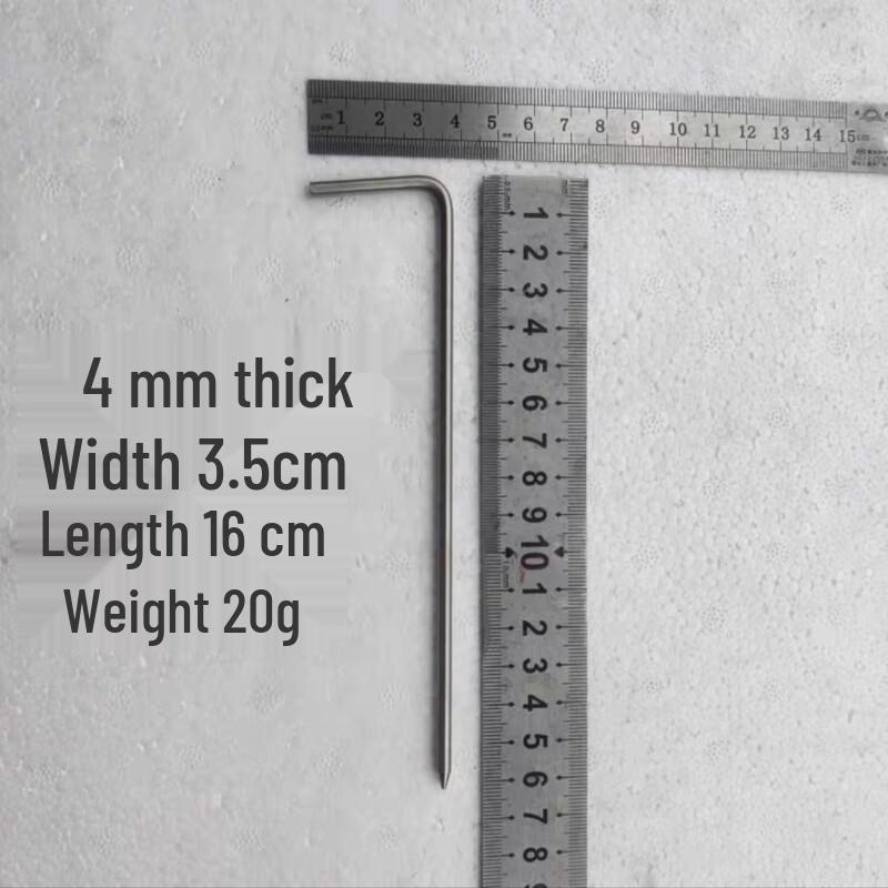 

Hechi 304 Stainless Steel Tent Pegs