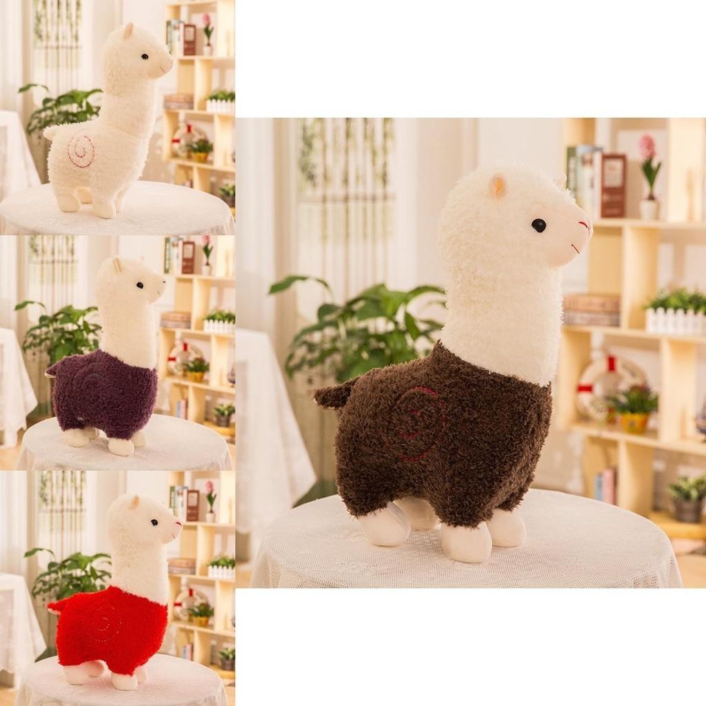 Adorabile Peluche Alpaca Giocattolo con Design di Pecorella Carina in Vari Colori