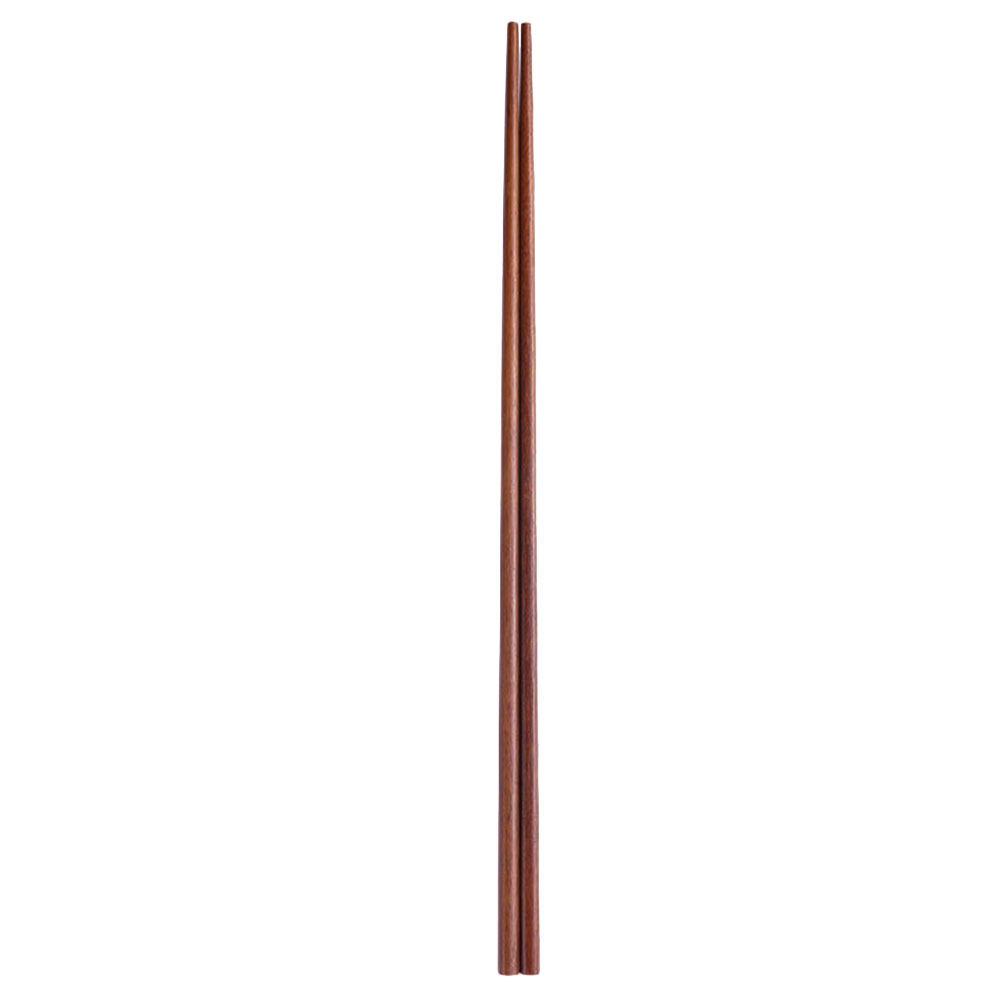 1Pair 42Cm Long Chinese Wooden Chopsticks Red Sandalwood Hot Pot Frying Cooking Chopsticks Noodle Beef Stir Fry Reusable Kitchen 32X0.5X0.5CM
