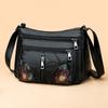 Patchwork Embossed Women's Bag New Large-capacity Single-shoulder Crossbody Bag Korean-style Trendy Casual Messenger Bag