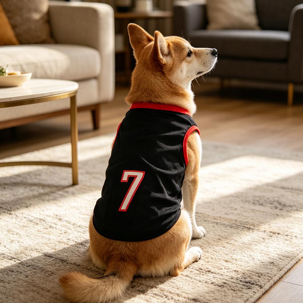 Pet Dog Vest Jersey Sleeveless Shirt for Small Medium Large Dogs Summer Lightweight Comfortable Breathable Sportswear for Dogs