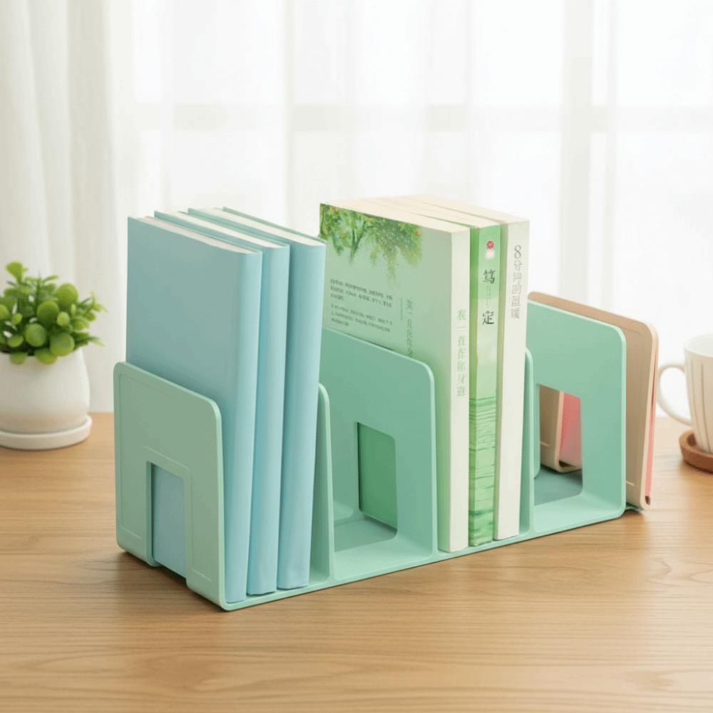 4 Grids Design Bag Storage Shelf Divider Clear Acrylic Purse Display Stand  Office Stationery