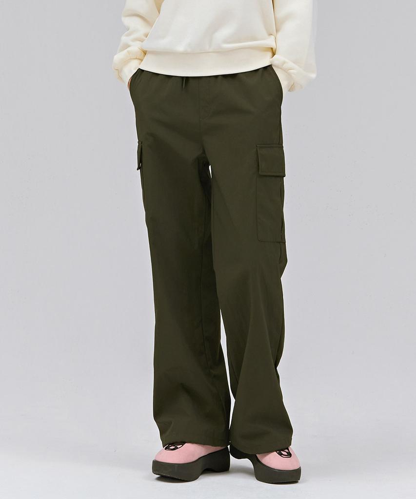CHASECULT Women'S Wide Bonded Cargo Pants - Khaki