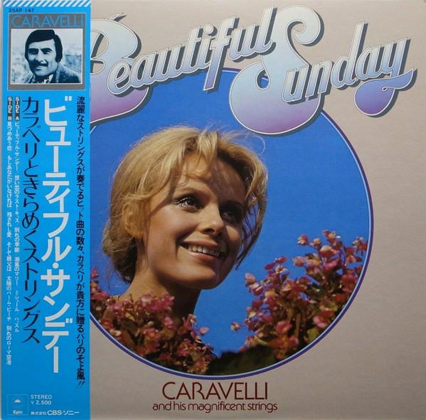 LP Record CARAVELLI & HIS MAGNIFICENT STRINGS - Beautiful Sunday 25AP147 EPIC 1976 Japan Pop Used