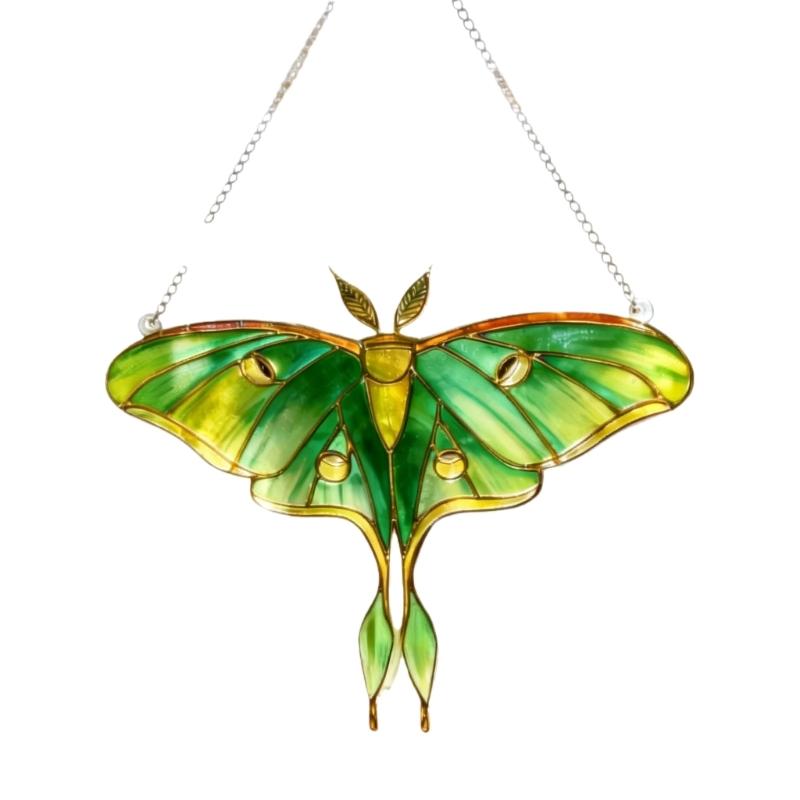 

Butterfly Suncatchers Colorful Glass Panel Suncatchers Decors Birthday Gift Women Stained Glass Window Hanging Decors