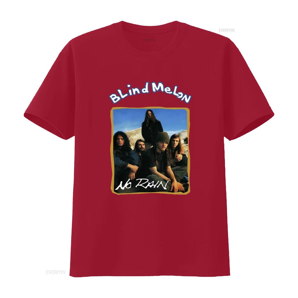 T-shirt in cotone Blind Melon No Rain Stampa band musicale per uomo vintage Lavata moda Unisex abbigliamento designer homme Alla moda