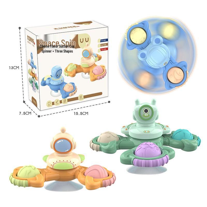 Cross-border Baby Suction Cup Spinner Toy Teether