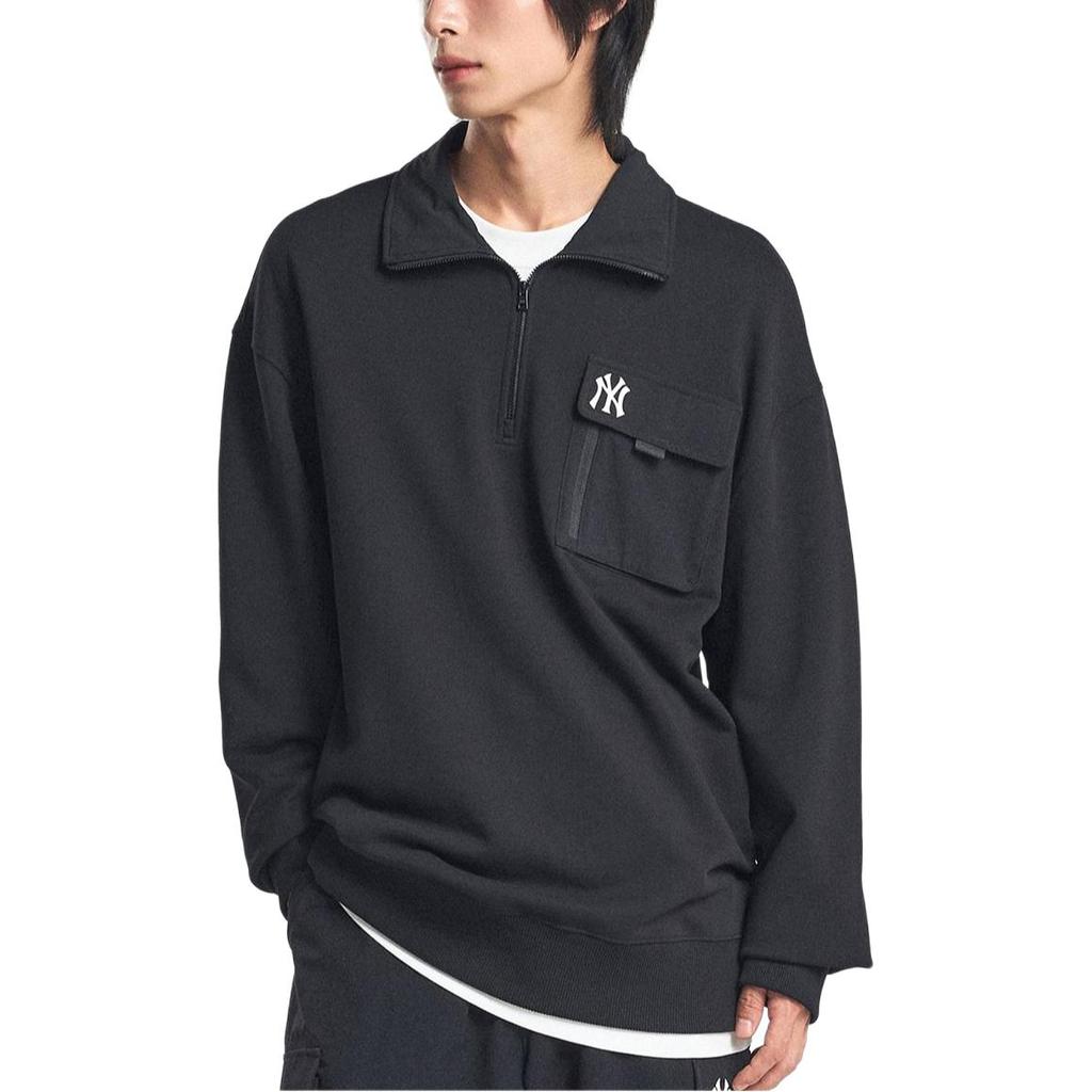 MLB New York Yankees Sweatshirt Unisex Black 3AMTB1144-50BKS