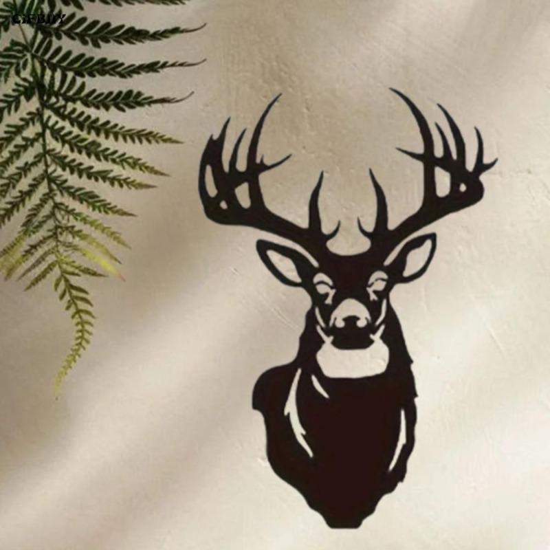 Metal Moose Wall Art Anticorrosive Garden Decor