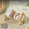 Desktop Bookshelf Stable Hardwood Book Organizer Minimalist Shelf with