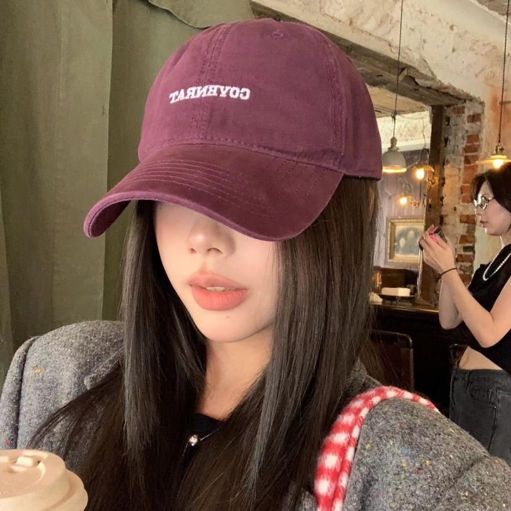 Stylish Embroidered Retro Cap Made From Soft Washed Fabric Perfect For Spring
