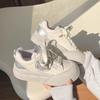 Scarpe a molla Dopamina da donna, nuove scarpe versatili chic, scarpe con plateau bianche, scarpe casual a pane