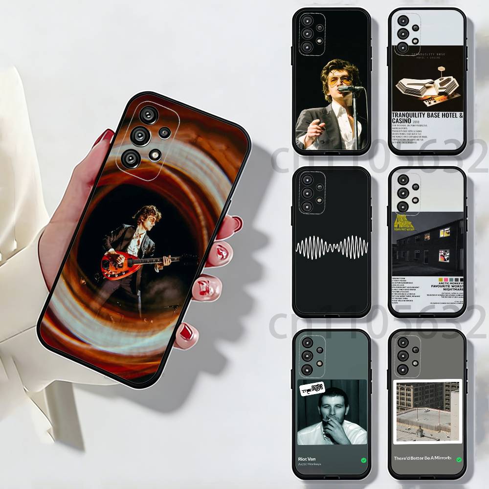 Fashion Arctic Monkeys Phone Case For Samsung Galaxy A13,21s,22,31,32,52,53,71,80,A91 Soft Black Shell