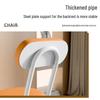 Compact Folding Dining and Leisure Chair with Backrest for Home and Dormitory