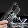 KEYSION Shockproof Armor Case for Redmi Note 11 11S Global Version Stand Back Clip Phone Cover for Xiaomi Redmi Note 11 Pro 5G