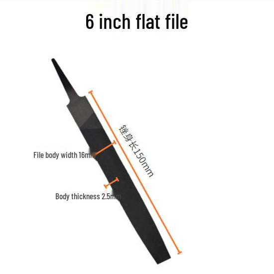 

Ultra-Thin Medium Tooth Industrial Grade Steel Flat File