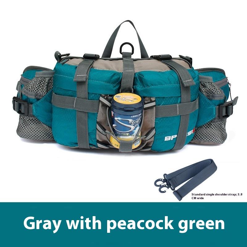 Hiking Waist Bag Outdoor Cycling Waterproof Backpack Reflective Strip Sports Fanny Pack Camping Nylon Hunting Accessor