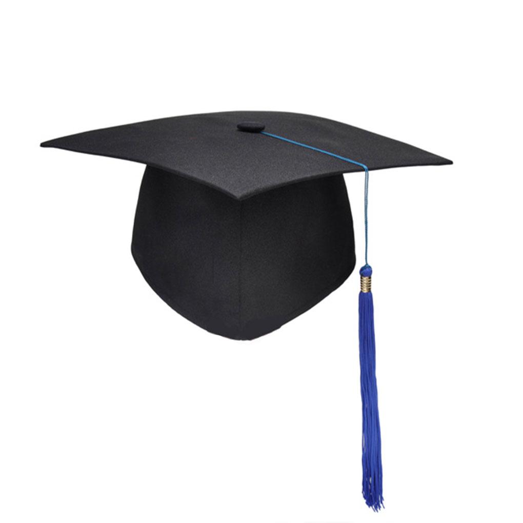 Akademischer Hut Kopfbedeckung Akademie Souvenir Kappen Dekoration Cosplay Zubehör DIY Unisex Verschluss Abschluss Hut Rektor/Rot