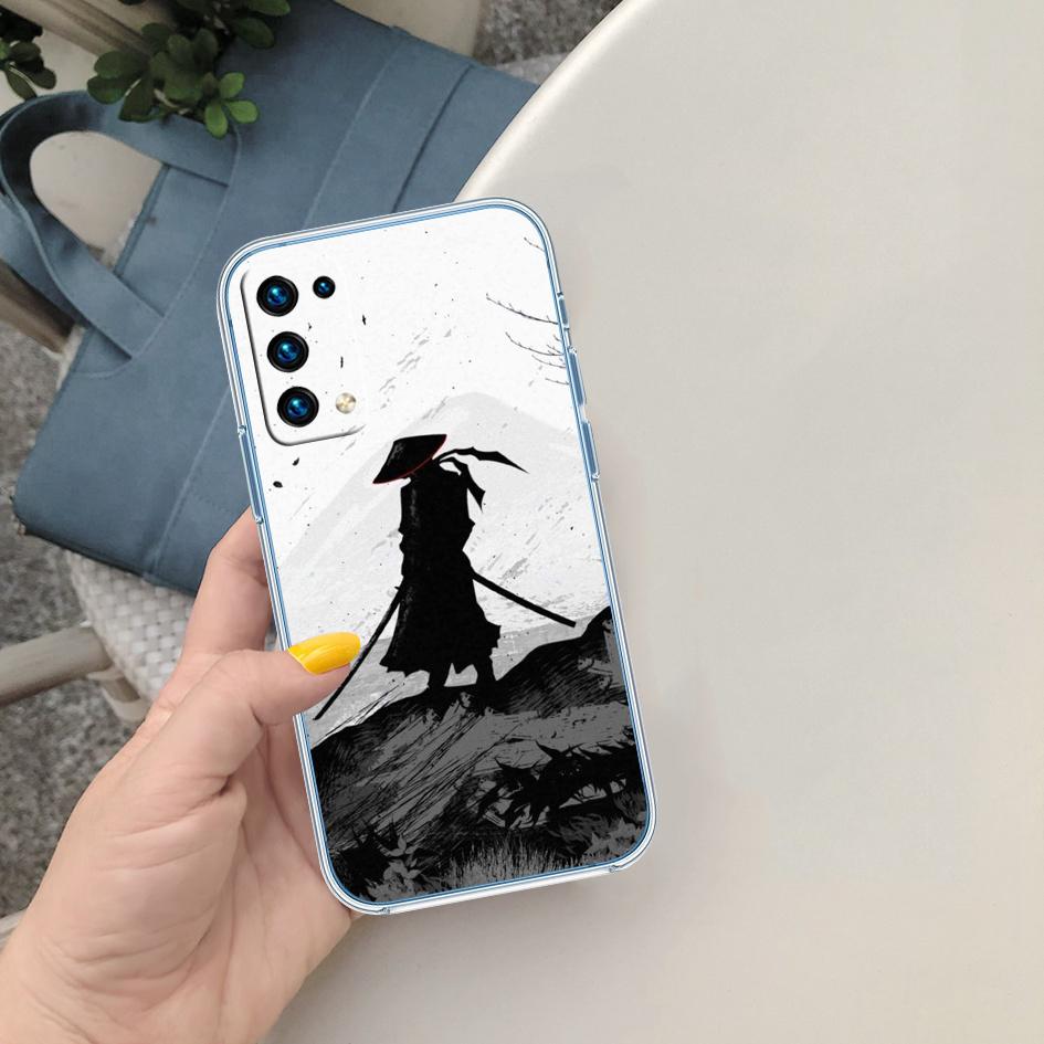 PP41 Japanische Samurai-Maske Handyhülle für Motorola Moto Edge 20 30 40 50 S30 Fusion Ultra Pro Neo Lite + G200 G23