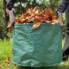 Leaf Collection Bag 13 Gal/32Gal/72 Gal Reusable Yard Waste Bag Heavy-Duty Upright Leaf Collector with 4 Handles for Lawn Garden Maintenance