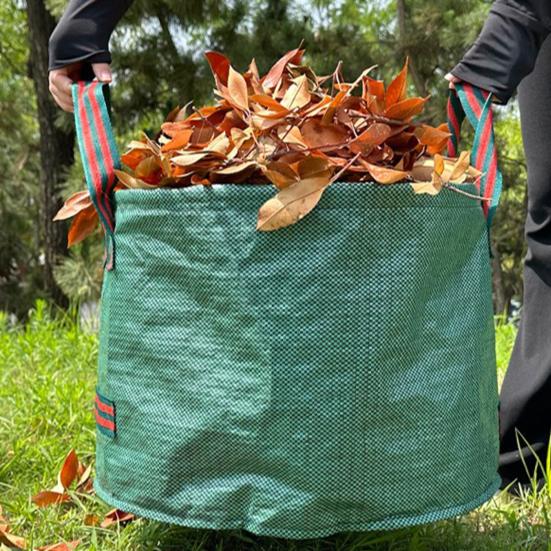 Leaf Collection Bag 13 Gal/32Gal/72 Gal Reusable Yard Waste Bag Heavy-Duty Upright Leaf Collector with 4 Handles for Lawn Garden Maintenance