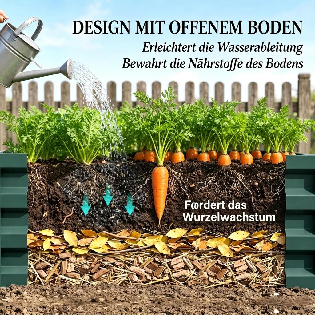 Sturdy Raised Bed with Stable Frame for Vegetables, Modern Planter Box, High-Quality Garden Bed (only with raised bed)