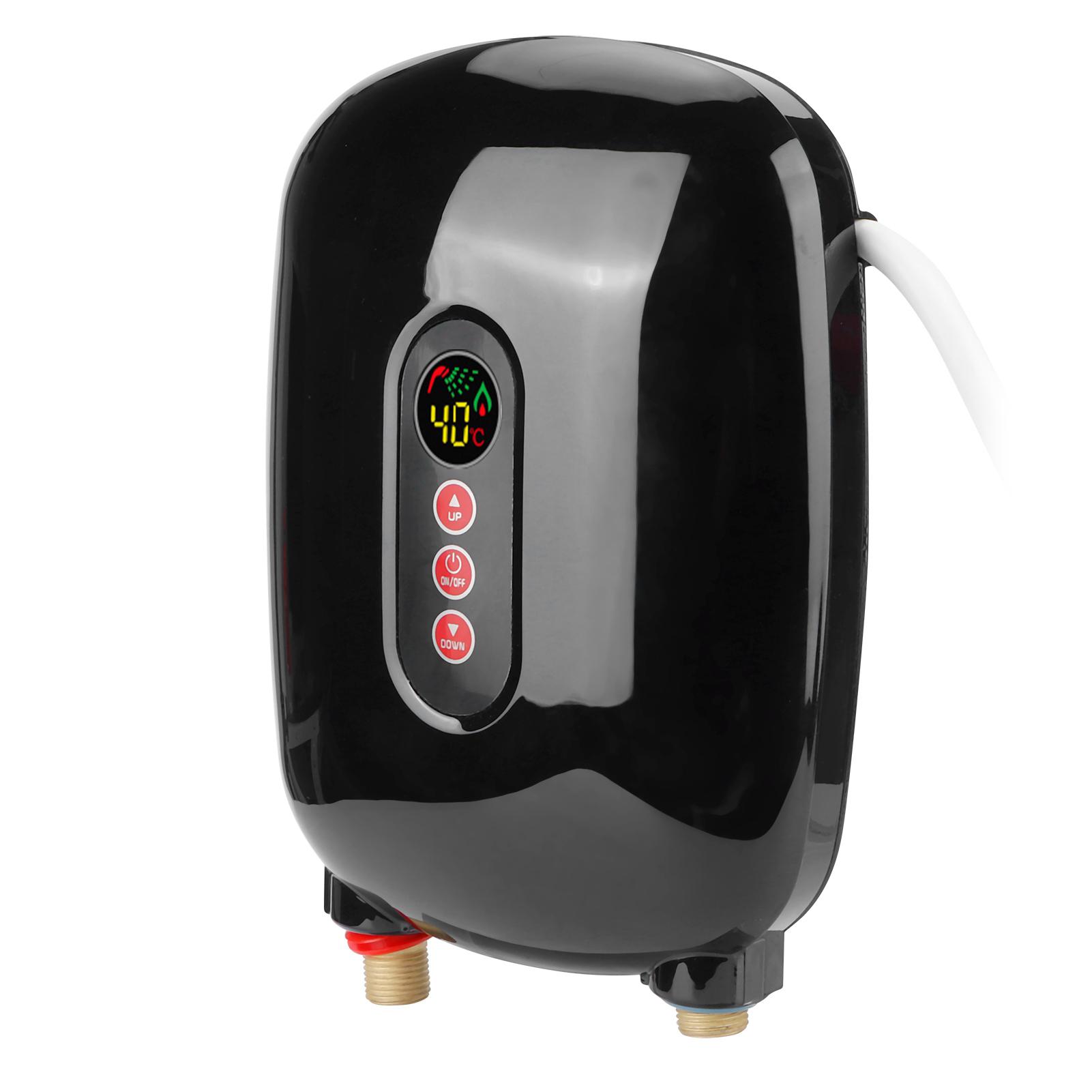 

Tankless Water Heater LCD Electric Hot Water Heater Bathroom