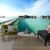 Seaside Landscape Wallpaper Modern Simple Living Room Bedroom Backdrop Wall Decor Photo Mural Mural