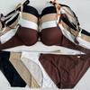 Lenjerie intimă pentru femei Sutien Push Up cu Cupe 3/4 Chiloți Set 2 buc Seturi de lenjerie intimă Sutien de zi Seturi de sutien Lenjerie sexy la modă