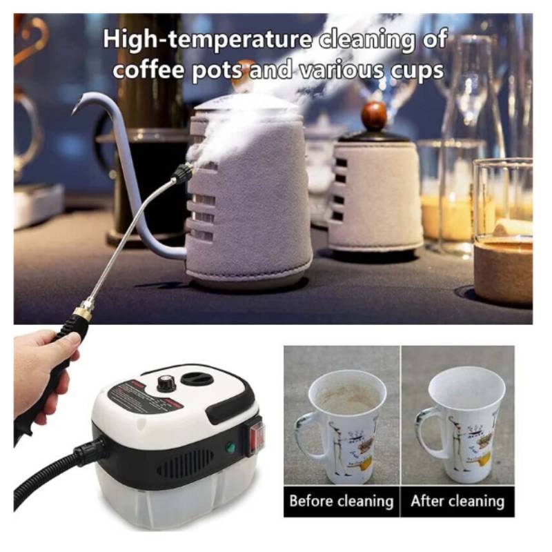 Parní čistič 2500 W Vysoká teplota Vysoký tlak S více tryskami Pro úklid domácí kuchyně